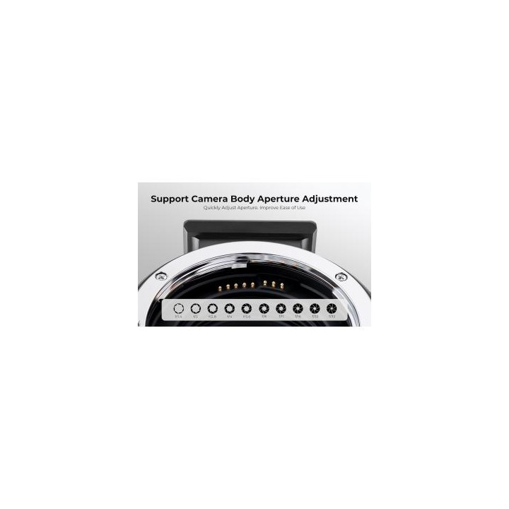 Adapter bagnetowy K&F Concept EF-E IV - Canon EF / Sony E