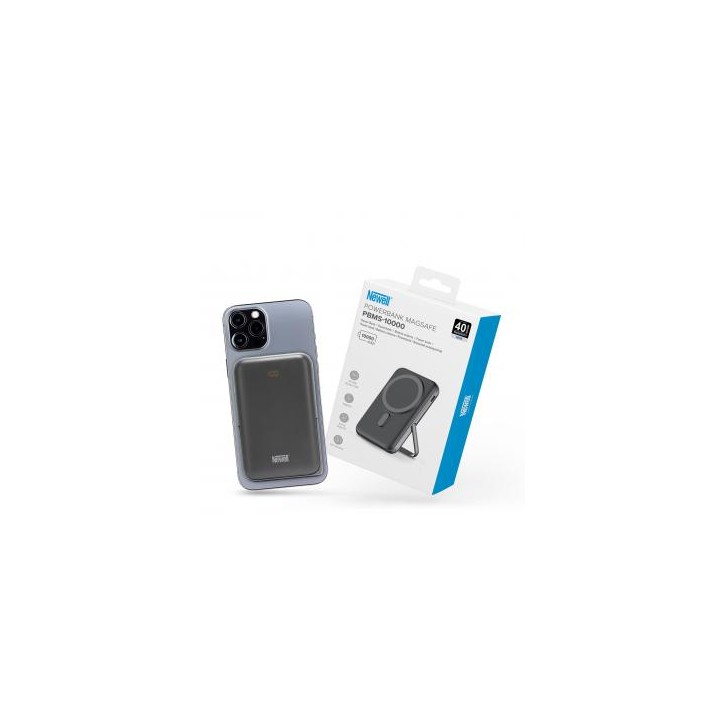 Power Bank Newell MS-10000 MagSafe 10000 mAh PD 20 W - szary