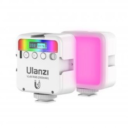 Lampa LED Ulanzi VL49 - RGB, WB (2500 K - 9000 K), biała