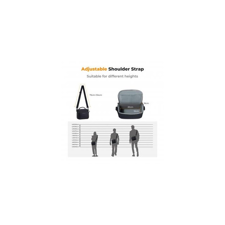 Torba fotograficzna K&F Concept Camera Sling Bag 5 l - granatowa