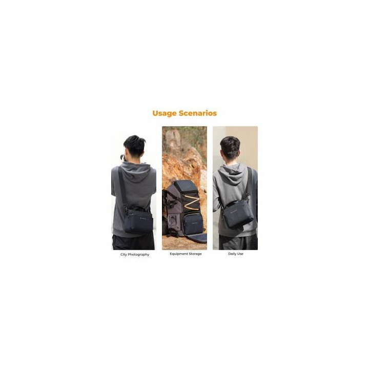 Torba fotograficzna K&F Concept Camera Sling Bag 5 l - granatowa