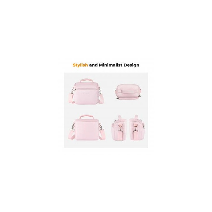 Torba fotograficzna K&F Concept Camera Sling Bag 5 l - różowa