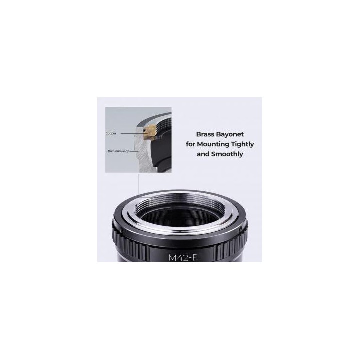 Adapter bagnetowy K&F Concept - M42 / Sony E