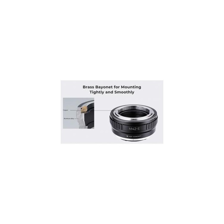 Adapter bagnetowy K&F Concept - M42 / Sony E