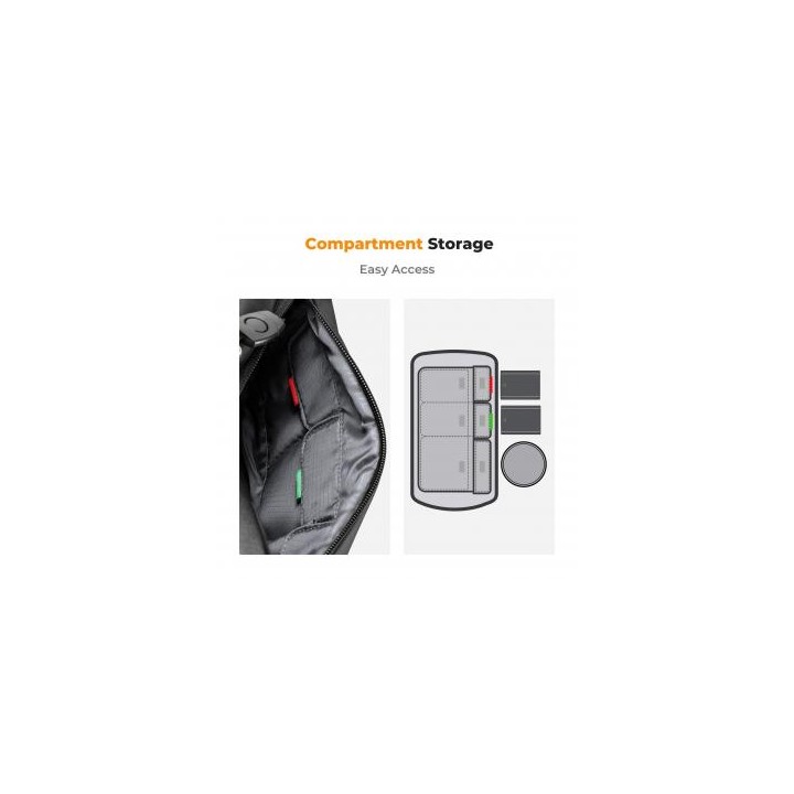Torba fotograficzna K&F Concept Alpha Sling Bag 10 l - czarna
