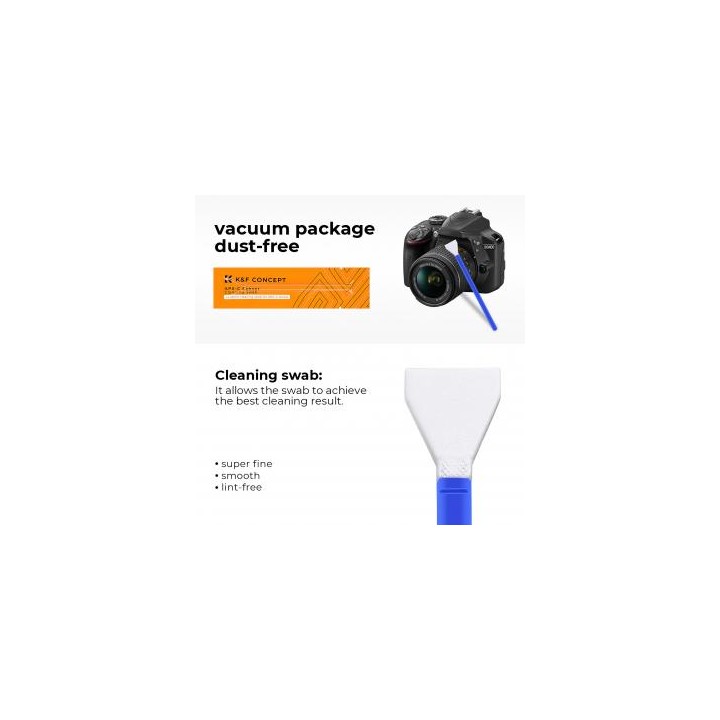 Zestaw czyszczący K&F Concept do matryc APS-C Sensor Cleaning Swab Kit