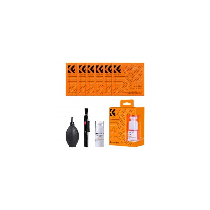 Zestaw czyszczący K&F Concept do optyki Cleaning Kit 4w1