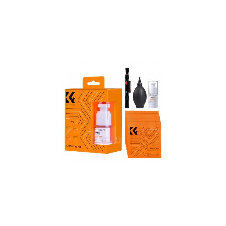 Zestaw czyszczący K&F Concept do optyki Cleaning Kit 4w1
