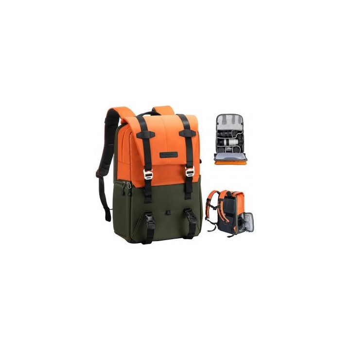 Plecak fotograficzny K&F Concept Urban Wander 20 l - pomarańczowy