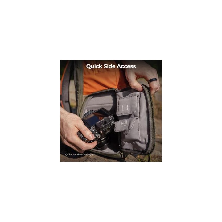 Plecak fotograficzny K&F Concept Urban Wander 20 l - pomarańczowy