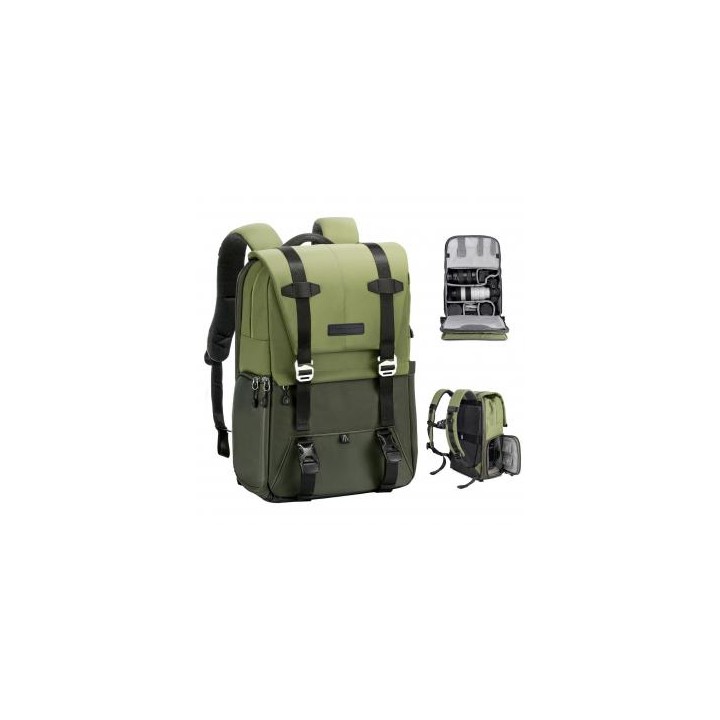 Plecak fotograficzny K&F Concept Urban Wander 20 l - zielony