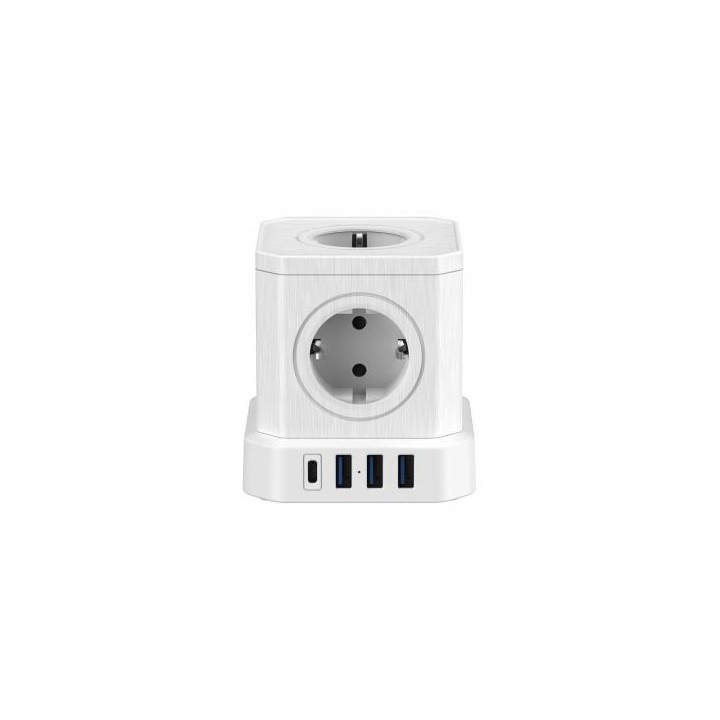 Kostka zasilająca Newell GaN Power Cube 9w1 - biała