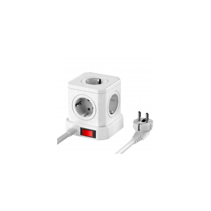 Kostka zasilająca Newell GaN Power Cube 9w1 - biała