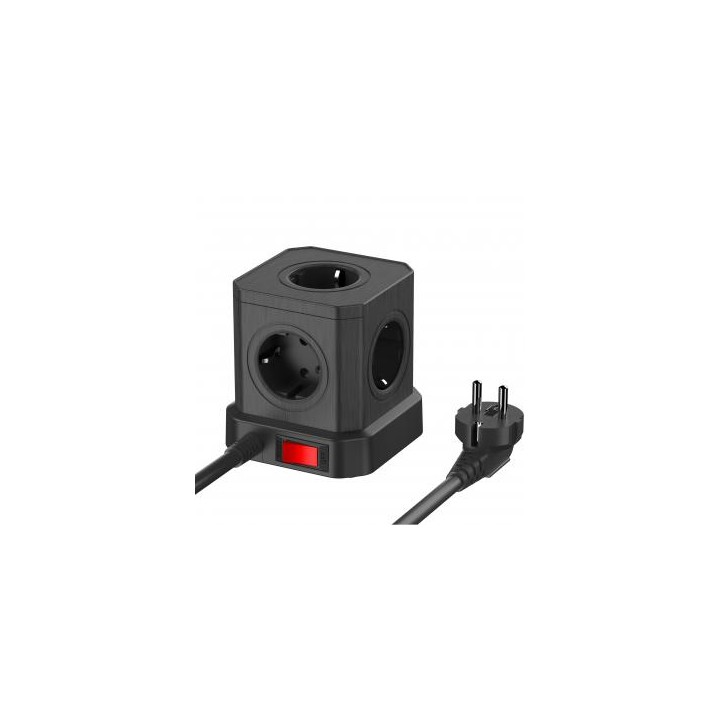 Kostka zasilająca Newell GaN Power Cube 9w1 - czarna