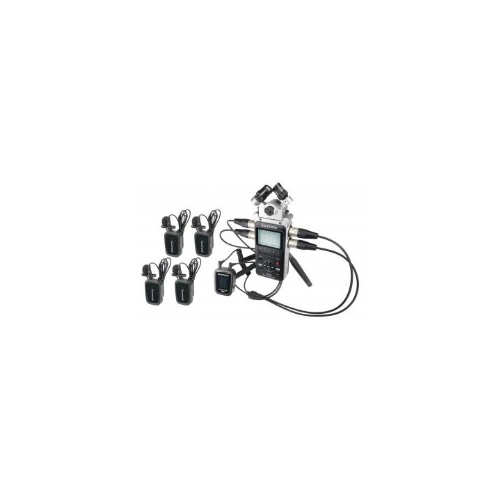 Zestaw bezprzewodowej transmisji dźwięku Saramonic Blink500 ProX B8 (RX + TX + TX + TX + TX)
