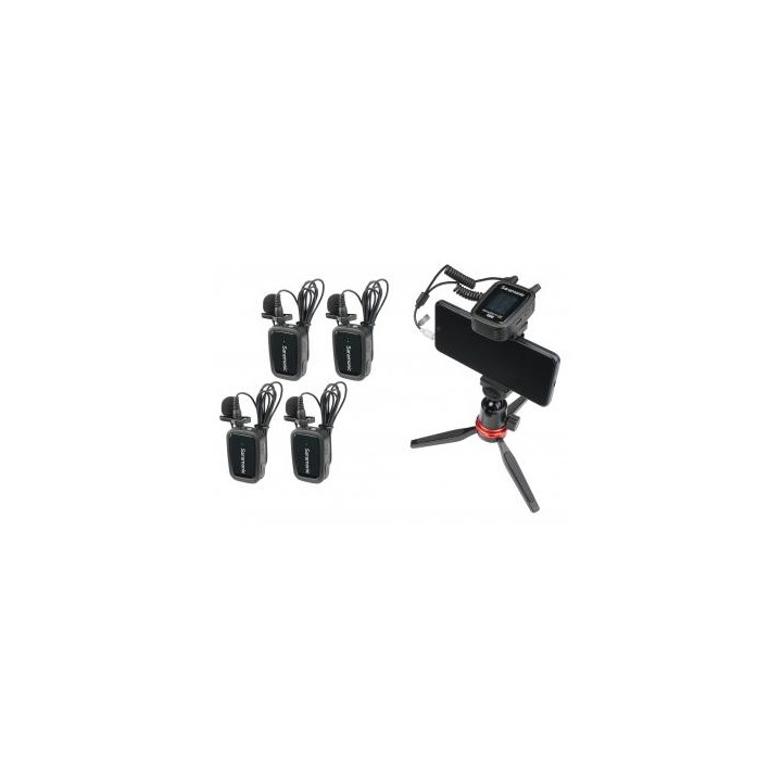 Zestaw bezprzewodowej transmisji dźwięku Saramonic Blink500 ProX B8 (RX + TX + TX + TX + TX)