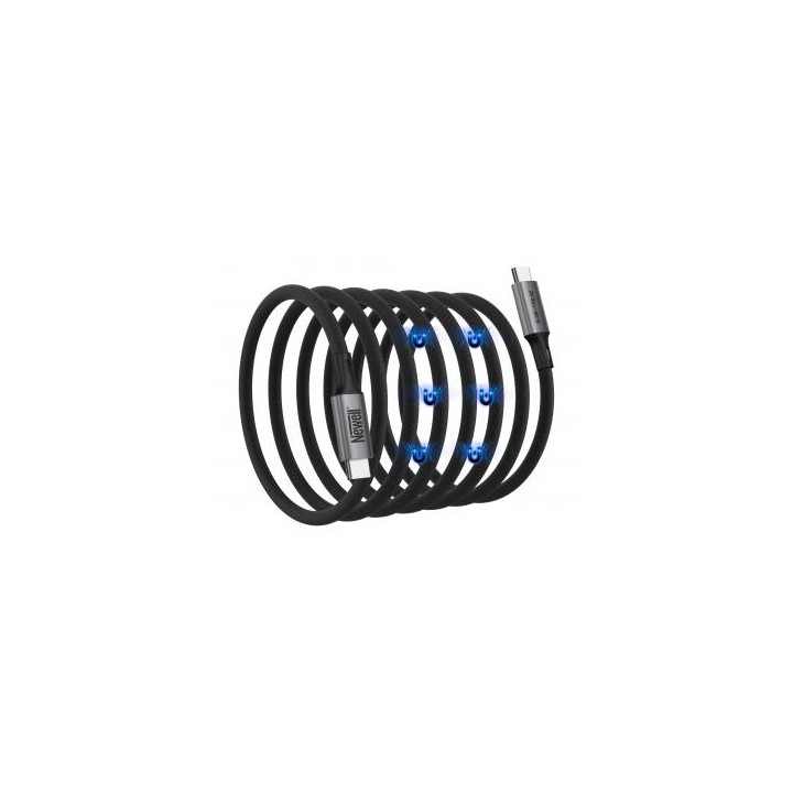 Kabel magnetyczny Newell USB-C - USB-C 3.2 Gen 2 - 1 m, grafitowy