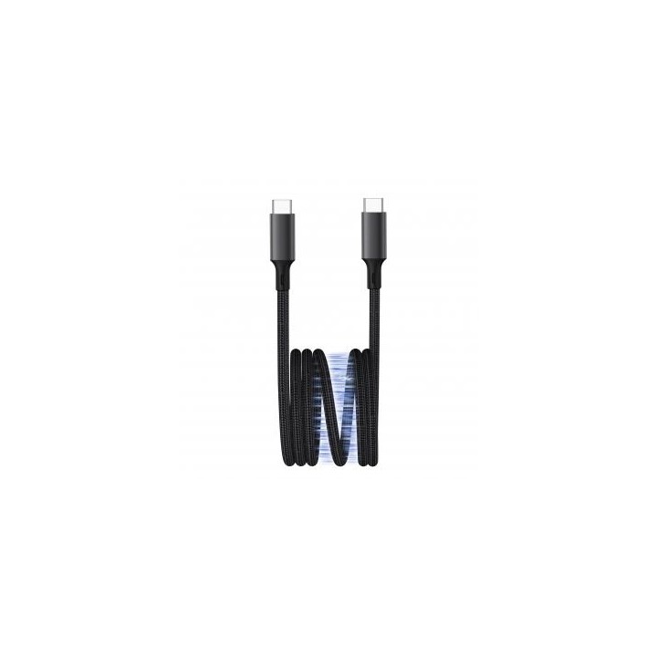 Kabel magnetyczny Newell USB-C - USB-C 3.2 Gen 2 - 1 m, grafitowy