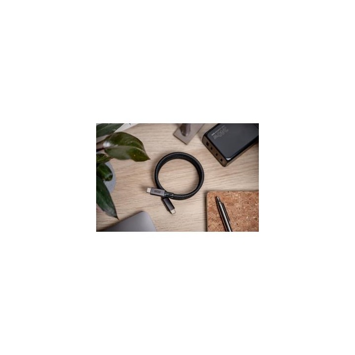 Kabel magnetyczny Newell USB-C - USB-C 3.2 Gen 2 - 1 m, grafitowy