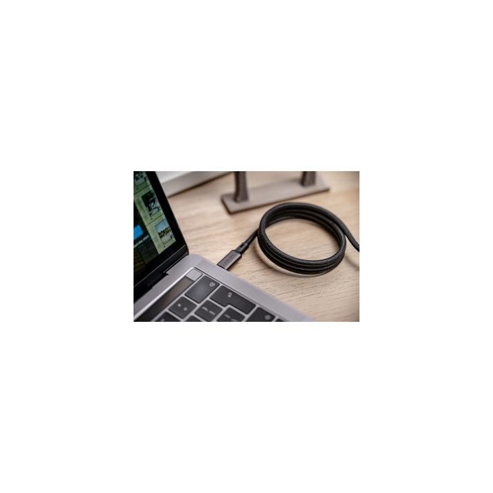 Kabel magnetyczny Newell USB-C - USB-C 3.2 Gen 2 - 1 m, grafitowy