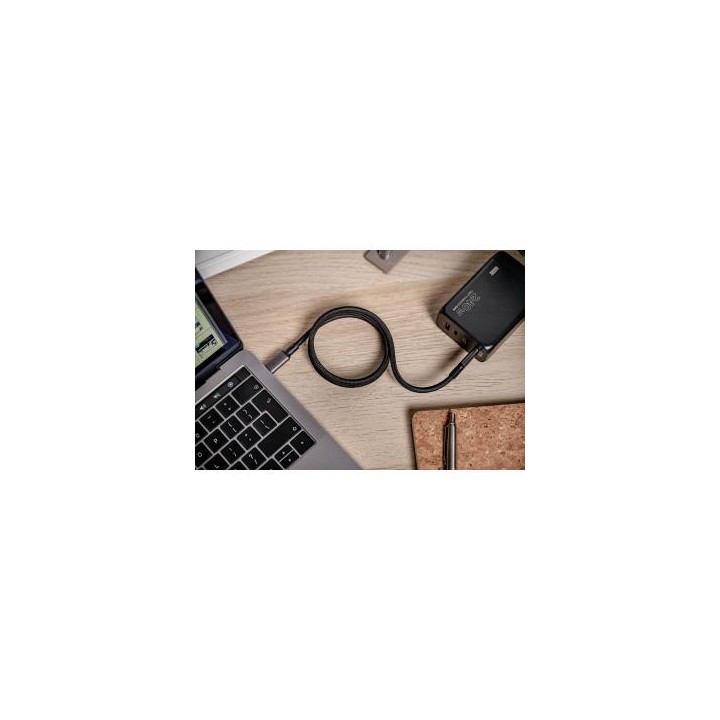 Kabel magnetyczny Newell USB-C - USB-C 3.2 Gen 2 - 1 m, grafitowy