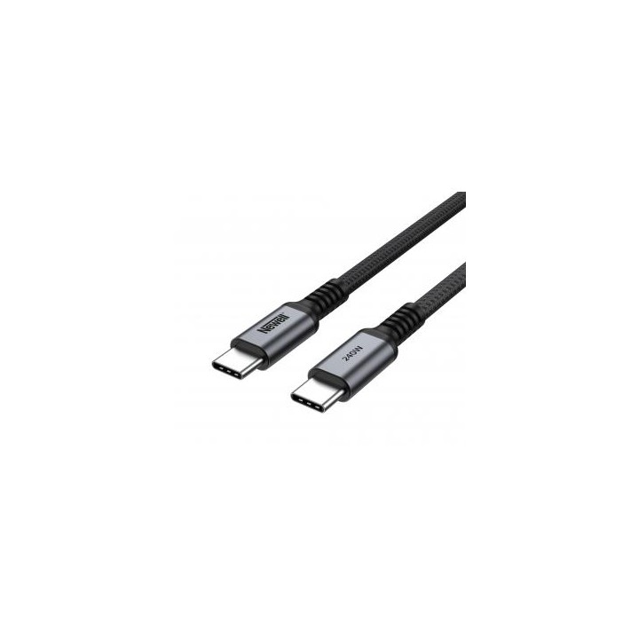 Kabel Newell USB-C - USB-C 240 W - 2 m, grafitowy