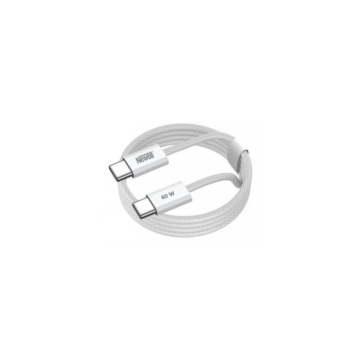 Kabel Newell USB-C - USB-C 60 W - 2 m, biały