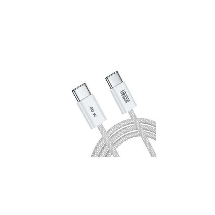 Kabel Newell USB-C - USB-C 60 W - 2 m, biały