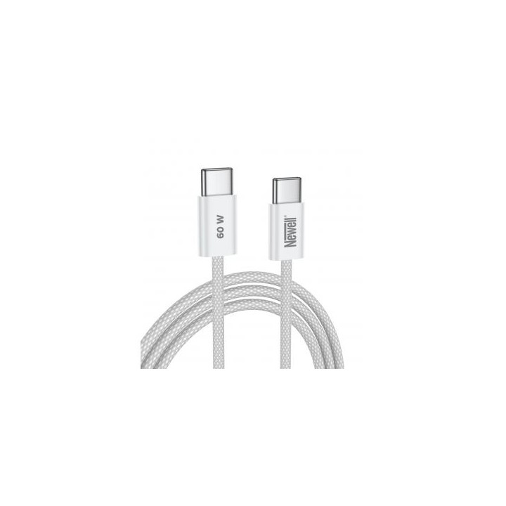 Kabel Newell USB-C - USB-C 60 W - 2 m, biały