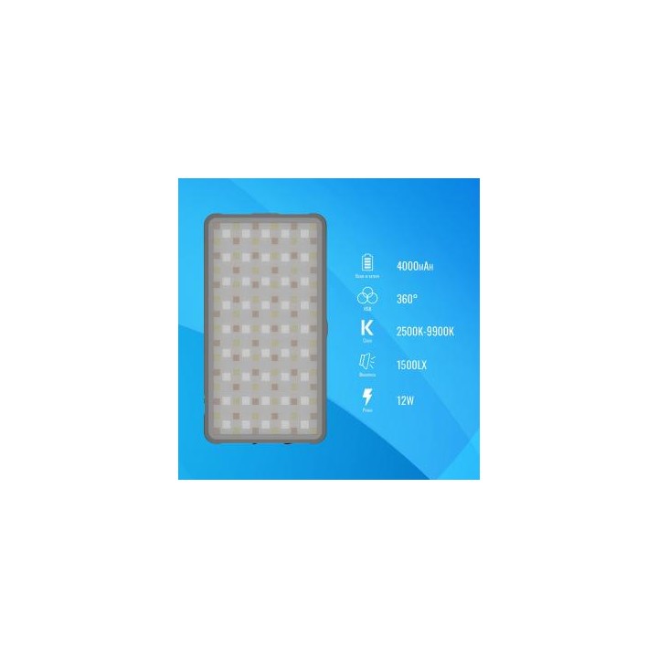 Zestaw Newell Rangha Set - Lampa LED RGB-W Rangha z dyfuzorem i statywem