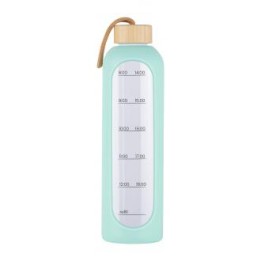 Butelka szklana KiCA Hydro Glass 1000 ml - zielona
