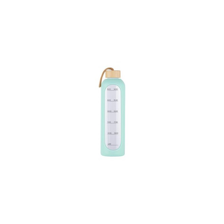 Butelka szklana KiCA Hydro Glass 1000 ml - zielona