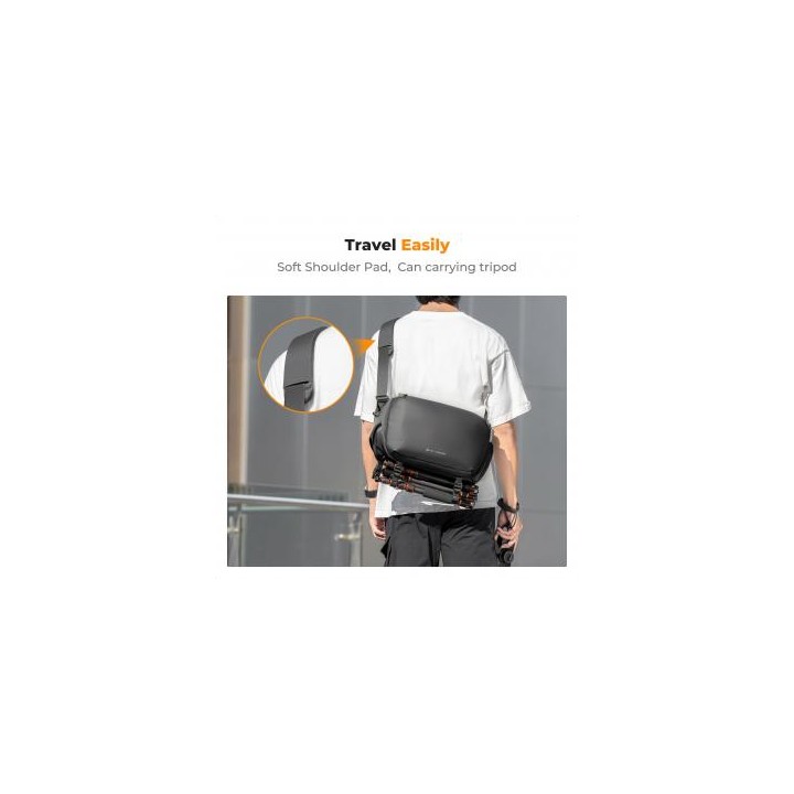 Torba fotograficzna K&F Concept Urban Wander Sling 12 l - czarna