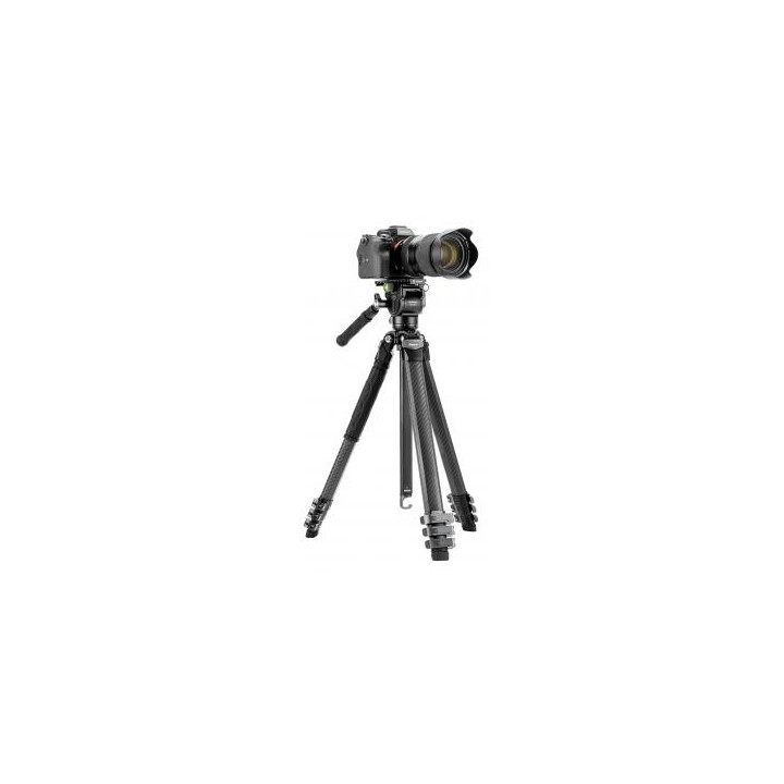 Statyw Fotopro Origin Plus Video z głowicą MH-6A Pro - szaro-czarny