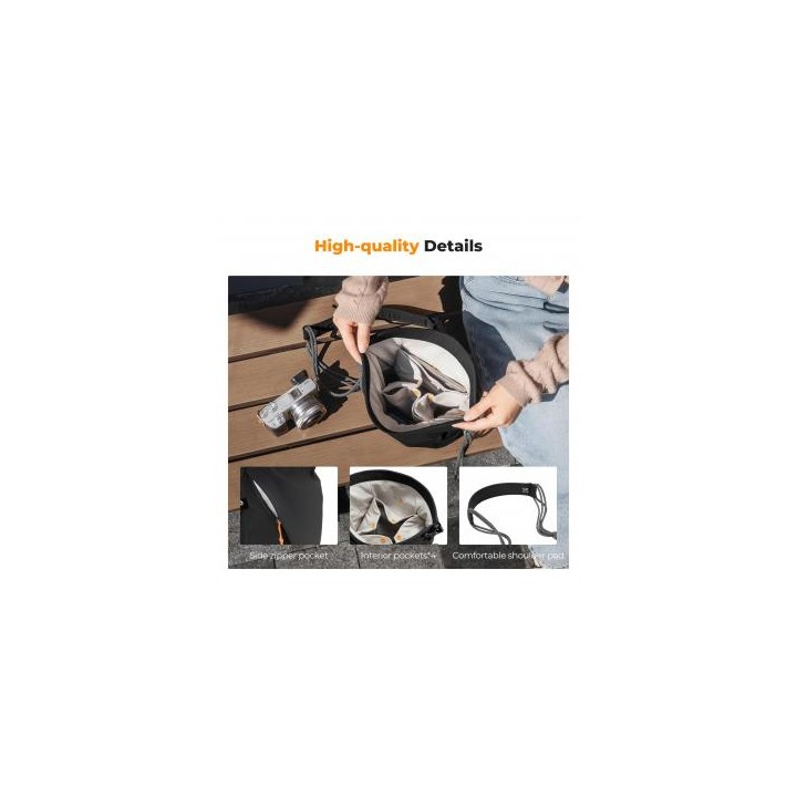 Torba fotograficzna K&F Concept Urban Wander Sling U11 5 l - czarna