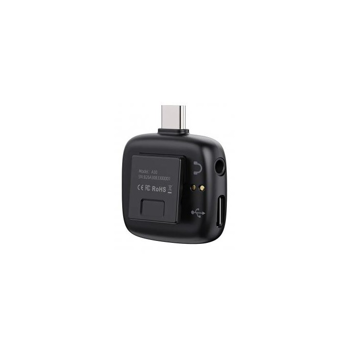 Zestaw do bezprzewodowej transmisji dźwięku Ulanzi A30 Tiny - USB-C, czarny