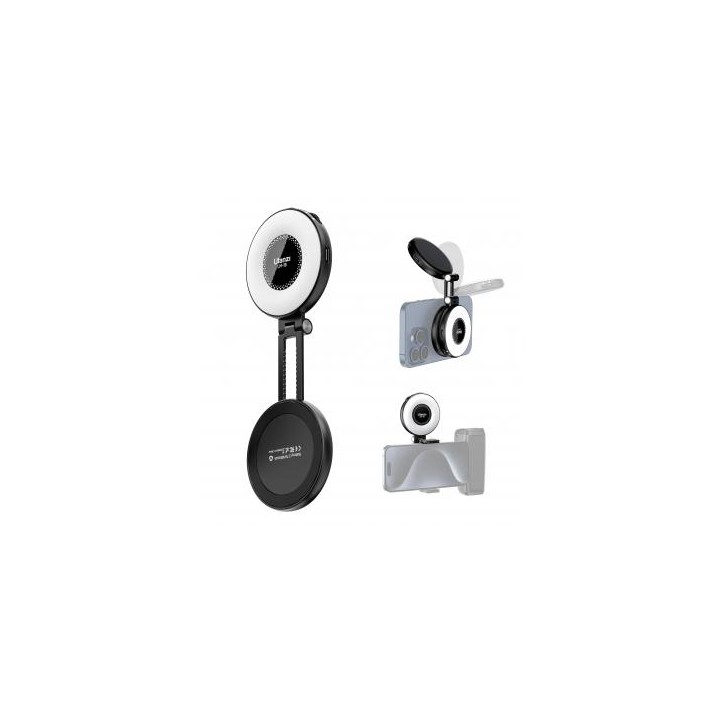 Lampa LED Ulanzi LM19 Magsafe - WB (2500 K - 8500 K), czarna