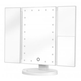Lusterko do makijażu Humanas HS-ML04 z podświetleniem LED - białe
