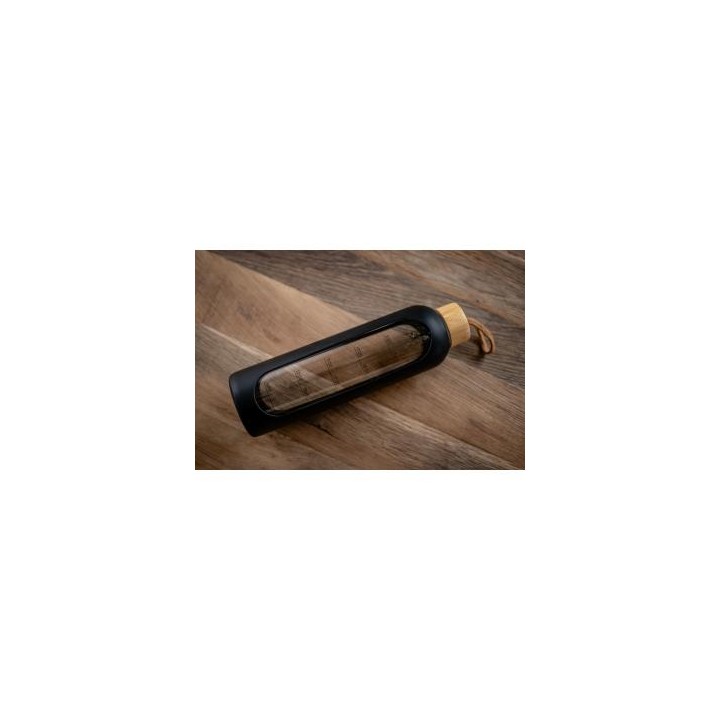 Butelka szklana KiCA Hydro Glass 1000 ml - szara