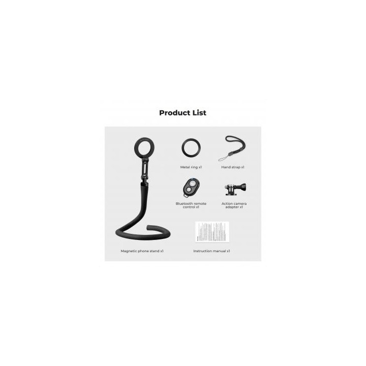Uchwyt elastyczny K&F Concept MS35 z mocowaniem MagSafe do telefonu