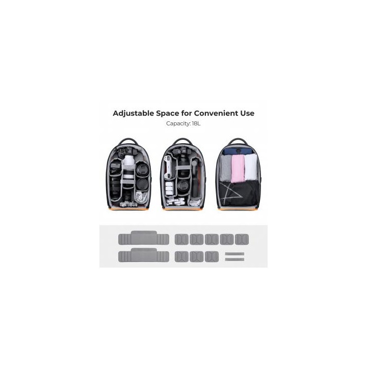 Plecak fotograficzny K&F Concept Nature Wander 05 18 l - czarny