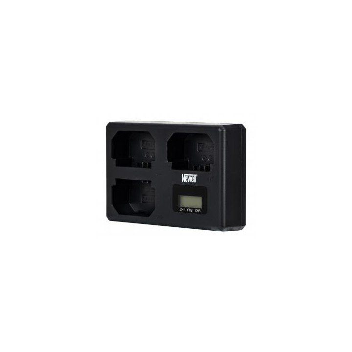 Ładowarka trójkanałowa Newell TT-USB-C do akumulatorów NP-FZ100 do Sony