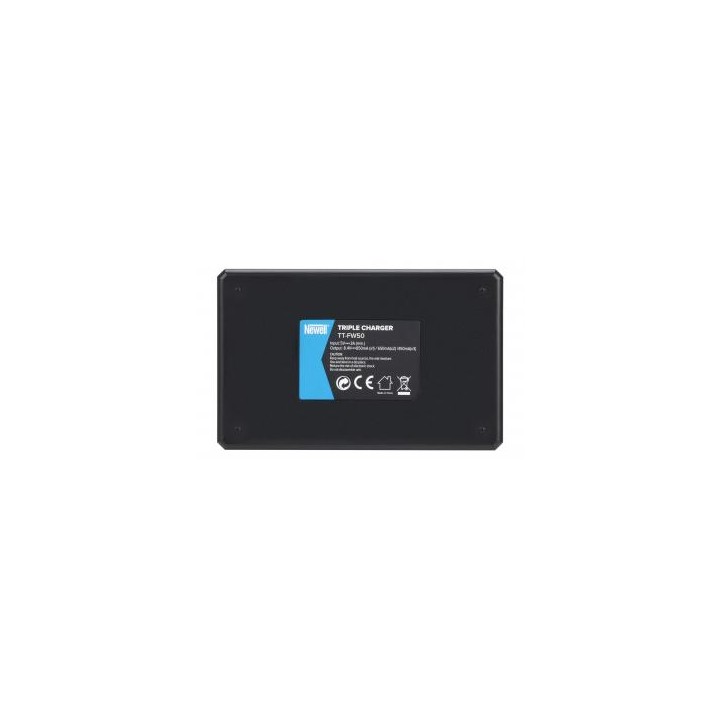 Ładowarka trójkanałowa Newell TT-USB-C do akumulatorów NP-FW50 do Sony