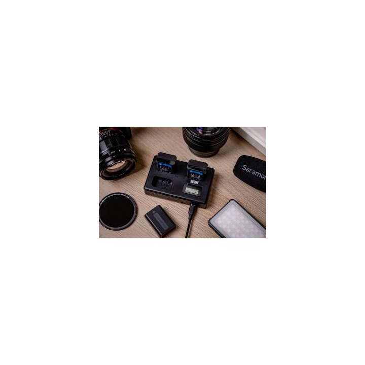 Ładowarka trójkanałowa Newell TT-USB-C do akumulatorów NP-FW50 do Sony