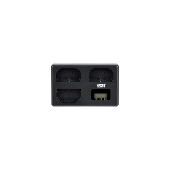 Ładowarka trójkanałowa Newell TT-USB-C do akumulatorów LP-E6 do Canon