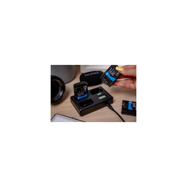 Ładowarka trójkanałowa Newell TT-USB-C do akumulatorów LP-E6 do Canon