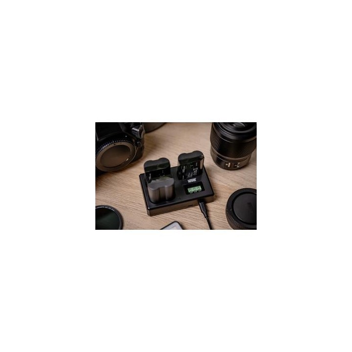 Ładowarka trójkanałowa Newell TT-USB-C do akumulatorów EN-EL15 do Nikon