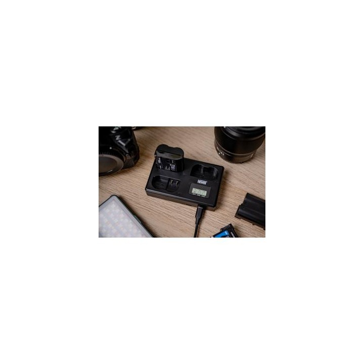 Ładowarka trójkanałowa Newell TT-USB-C do akumulatorów EN-EL15 do Nikon