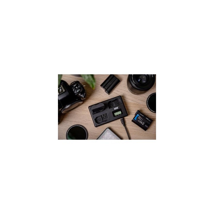 Ładowarka trójkanałowa Newell TT-USB-C do akumulatorów EN-EL15 do Nikon