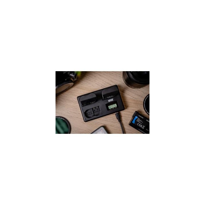 Ładowarka trójkanałowa Newell TT-USB-C do akumulatorów EN-EL15 do Nikon